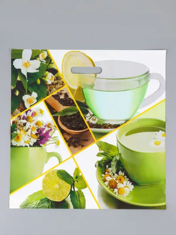 Пакет &laquo;Свежесть&raquo;, полиэтиленовый с вырубной ручкой, 45&times;45 + 3 см, 65 мкм