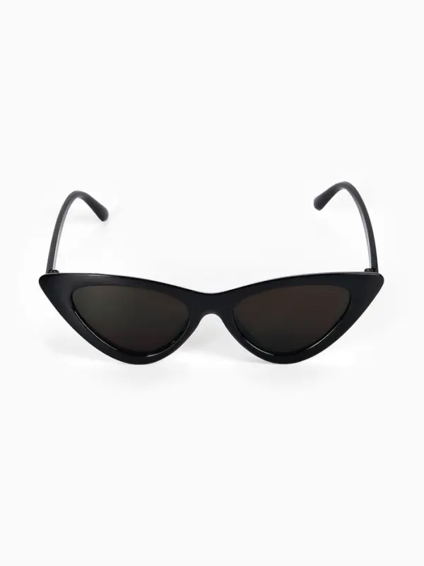 Очки солнцезащитные женские &laquo;OneSun. Кошачий глаз&raquo;, uv 400, линза 4&times;5 см, чёрный