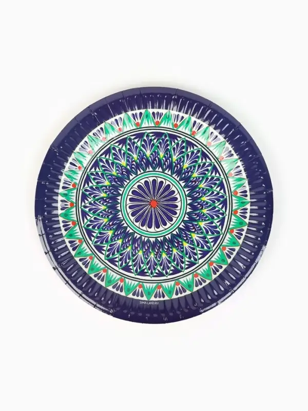 МП Набор бумажной посуды МП Набор бумажной посуды "Узбекский", 12 персон