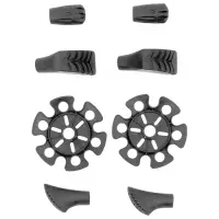 Палки трекинговые maclay Alu 100, телескопические, 3-секционные, до 135 см, 2 шт.