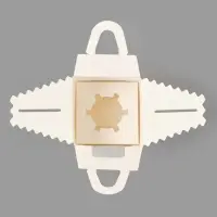 Складная коробка под один капкейк &laquo;Новый год: Снежные шары&raquo;, 9&times;9&times;11 см