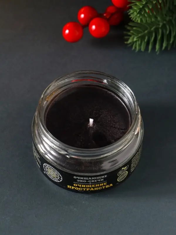 Свеча-эко магическая &laquo;Очищение пространства&raquo;, из натурального воска, 7&times;5 см