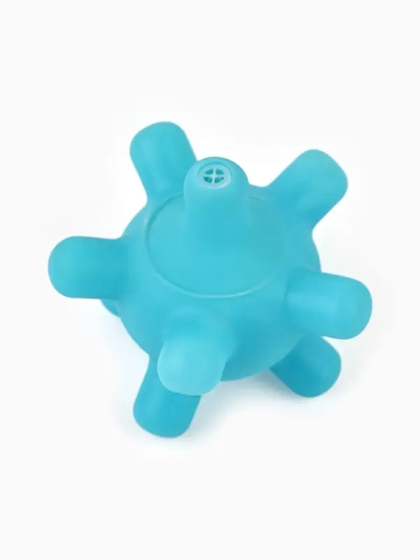 Игрушка пищащая Игрушка пищащая "Мячик, шипы", 5 см, голубая