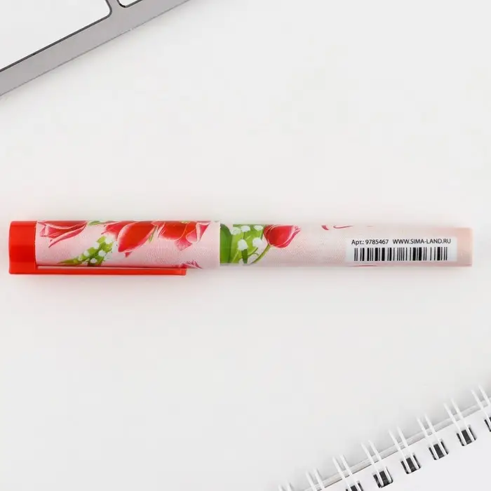 Ручка шариковая, синяя паста, 0.7 мм, пластиковый корпус с колпачком «Яркой Весны» Ручка шариковая, синяя паста, 0.7 мм, пластиковый корпус с колпачком «Яркой Весны»