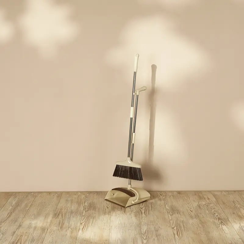 VETTA Набор щетка+совок, пластик, железо, ПВХ, 2 ручки, 92x24см/85x26,5см