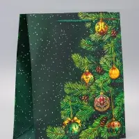 Пакет подарочный ламинированный, "Новый Год" , 26 х 12 х 32 см