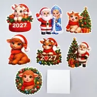 Новогодний набор для интерьера &laquo;Новый 2027 год&raquo;, 7 шт.
