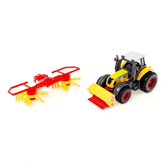 Трактор металлический «Ферма», МИКС Трактор металлический «Ферма», МИКС