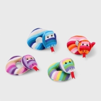 Мягкая игрушка «Змея», 7 см, МИКС