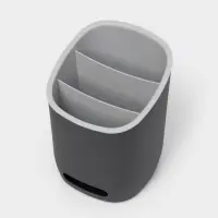 Подставка для столовых приборов IDEA &laquo;ИЗЛИ&raquo;, 25&times;14.5&times;19 см, пластик, графитовая