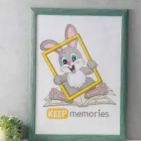 Фоторамка для фото 50х70 см "Luxe Elegance" пластик, морской, (пластик экран)