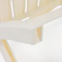 Стул садовый Decorona DeRiviera, 46&times;50&times;82 см, складной, пластиковый, белый