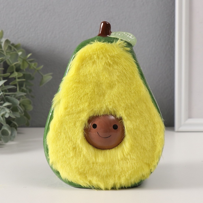 Копилка керамика "Пушистое авокадо" 9,2х12,5х16,7 см