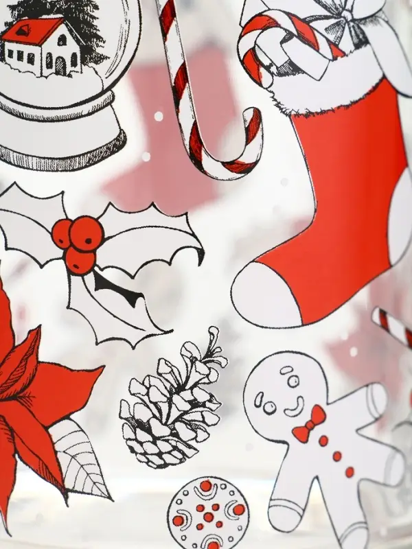 Кружка новогодняя стеклянная &laquo;Новогодний уют&raquo;, 300 мл