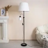 Торшер 19030/2BK E27 40Вт черный 41х41х180 см