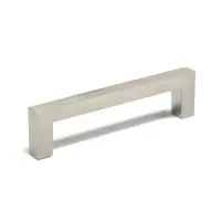 Ручка-скоба CAPPIO SQUARE RSC008, нержавеющая сталь, м/о 96 мм, цвет серебро, 4 шт.