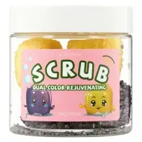 Двухцветный омолаживающий скраб для тела в кубиках, 110 г