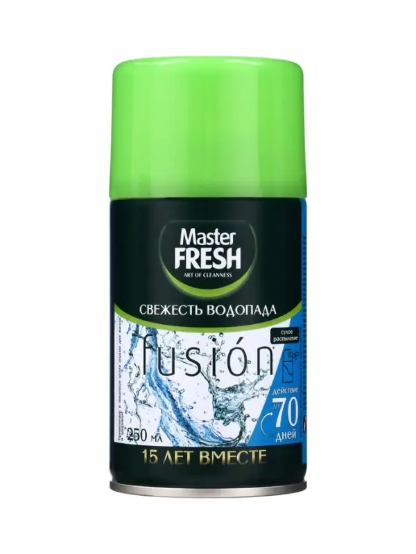 Освежитель Мастер Фреш Свежесть водопада, сменный баллон, 250 мл