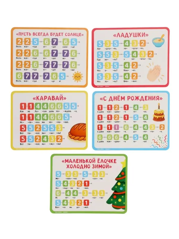ZABIAKA Музыкальное пианино  ZABIAKA Музыкальное пианино "Котенок", звук, свет, карточки с песенками
