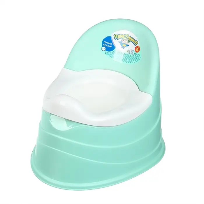 Горшок двухцветный, светло-зеленый