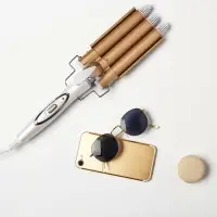 Плойка Luazon LW-09, 35 Вт, керамическое покрытие, d=25 мм, 220&deg;С, белая