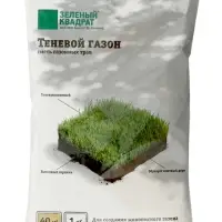 Газон Теневой &laquo;Зеленый квадрат&raquo;, 1 кг