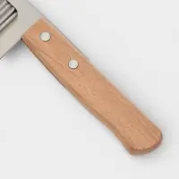 Нож для фигурной резки Доляна, 27&times;6 см, нержавеющая сталь, бежевый