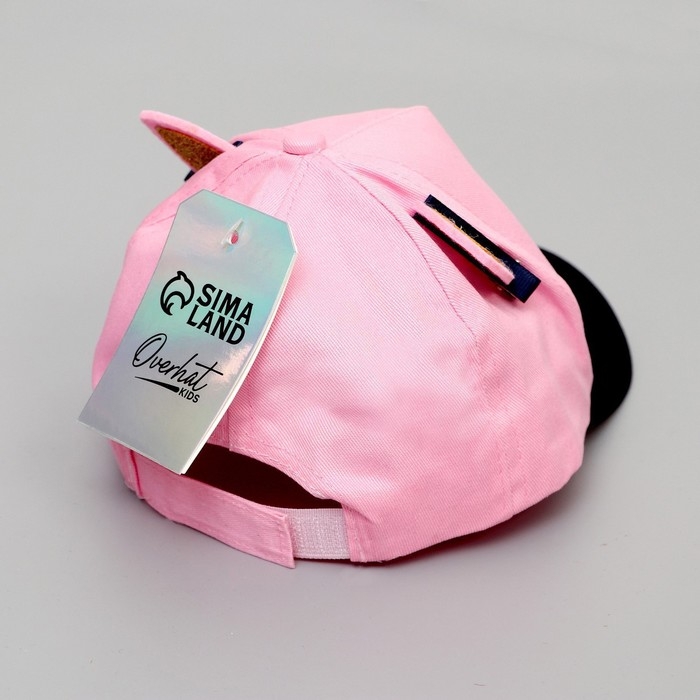 Кепка детская для девочки «Кошечка», с заколочками, р-р. 52-54 см, 5-7 лет Кепка детская для девочки «Кошечка», с заколочками, р-р. 52-54 см, 5-7 лет