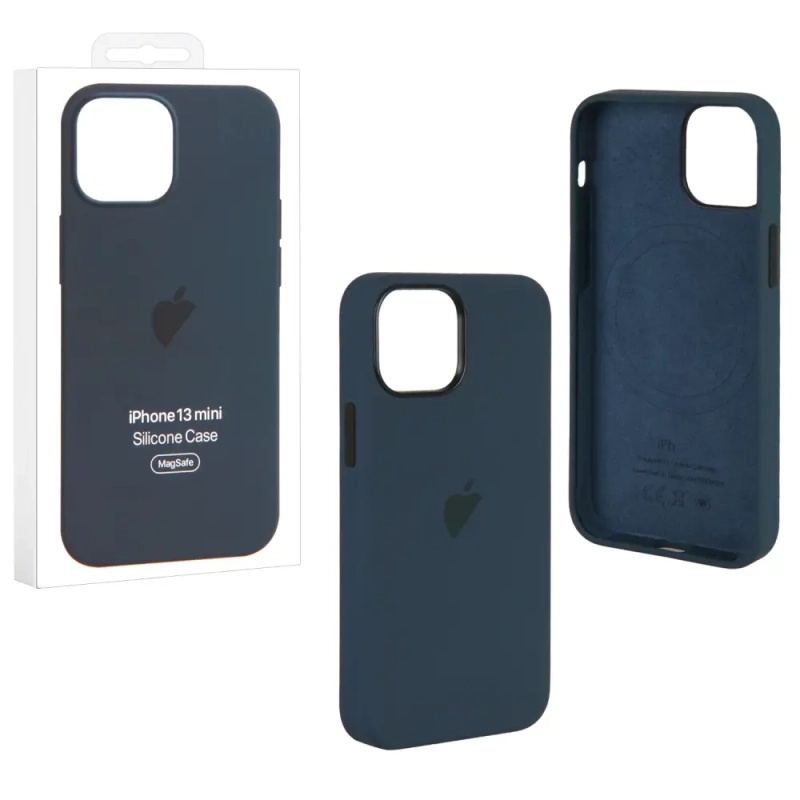 Чехол iPh 13 Mini Silicon Case 100% ORG Abus Blue Чехол iPh 13 Mini Silicon Case 100% ORG Abus Blue