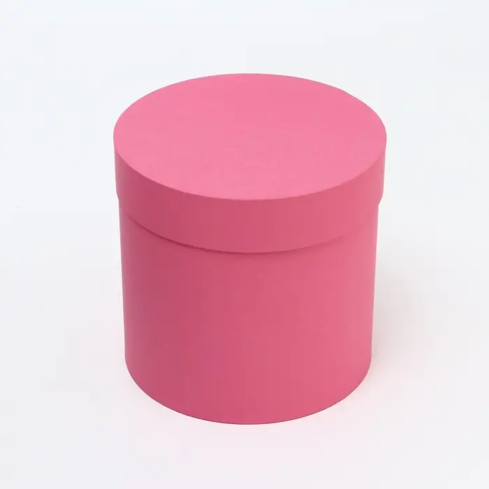 Набор шляпных коробок 5 в 1, розовый, 20&times;20 - 13&times;13 см