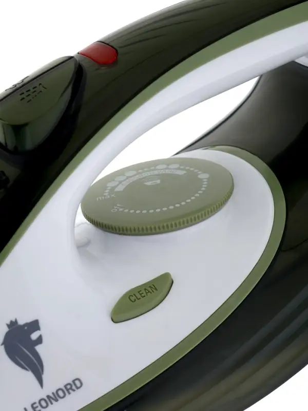 Утюг Leonord LE-1808, 3200 Вт, керамическая подошва, 32 г/мин, 350 мл, зелёный