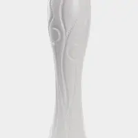 Ваза напольная керамика "Висент" 56х13 см, белый