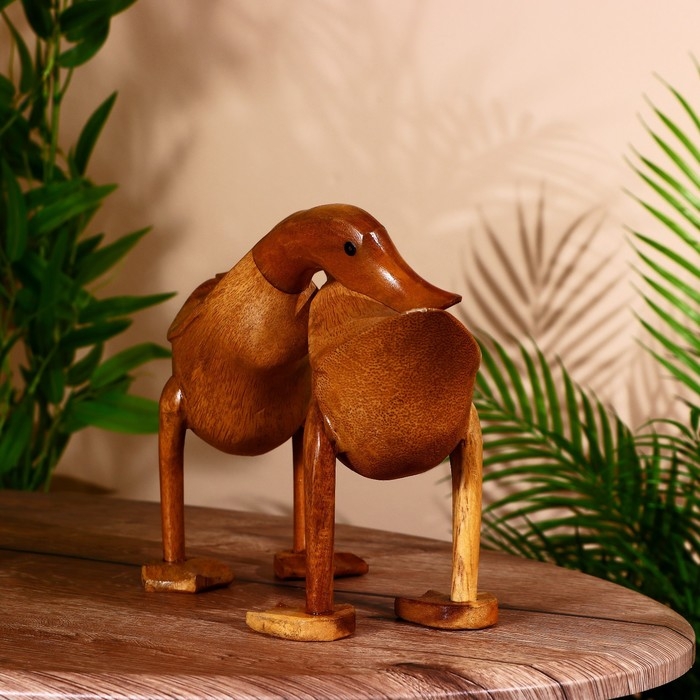 Сувенир "Пара уточек" дерево 25х13х20 см