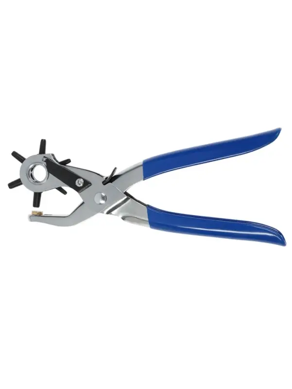 Дырокол просекатель для кожи и картона ТУНДРА, 2-2.5-3-3.5-4-4.5 мм, 225 мм