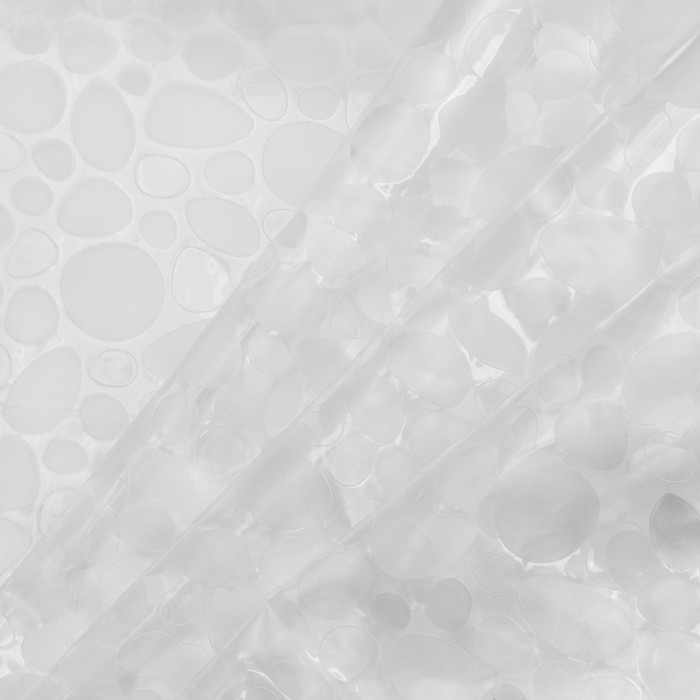 Штора для ванной SAVANNA «Галька», 180×200 см, PEVA, цвет белый Штора для ванной SAVANNA «Галька», 180×200 см, PEVA, цвет белый