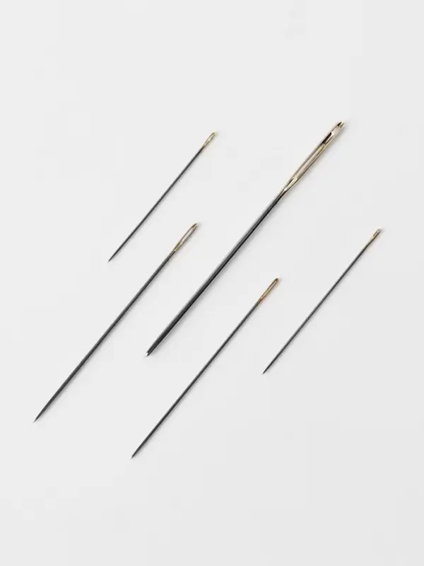 Иглы швейные штопальные TEIRA, для гобелена, набор 12 шт., d=0.7-1.4, 3.6-9 см