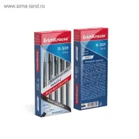 Стираемая ручка ErichKrause R=301 Magic Gel, гелевая, узел 0.5 мм, чёрная