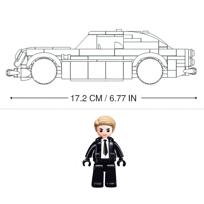 Конструктор машина Sluban Модельки, 323 детали, 6+ Конструктор машина Sluban Модельки, 323 детали, 6+