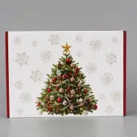 Коробка подарочная, самосборная &laquo;Елочка&raquo;,30.7&times;22&times;9.5 см