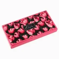 Коробка для шоколада с местом для денег &laquo;Тюльпаны&raquo;, 20 х 2 х 10 см