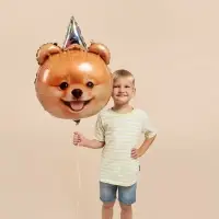 Воздушный шар фольгированный 28" &laquo;Собака в колпачке&raquo;