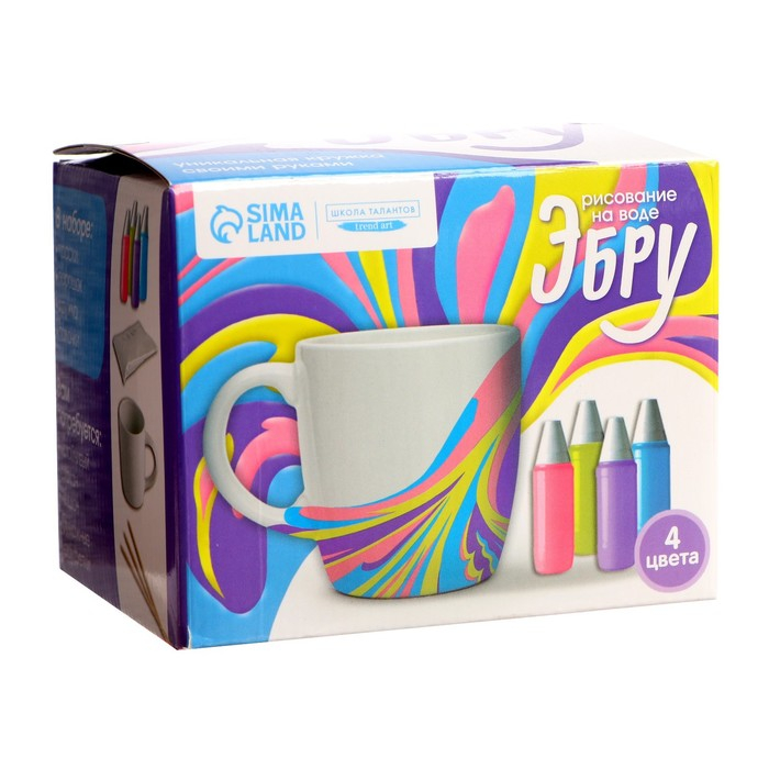 Рисование на воде: эбру «Создай свою кружку» Рисование на воде: эбру «Создай свою кружку»