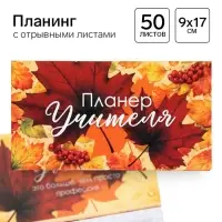 Планер мини с отрывными листами &laquo;Учитель года&raquo;