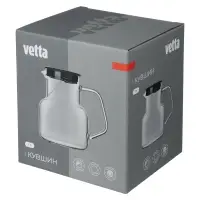 VETTA Кувшин 1000 мл, стекло, пластик, металл