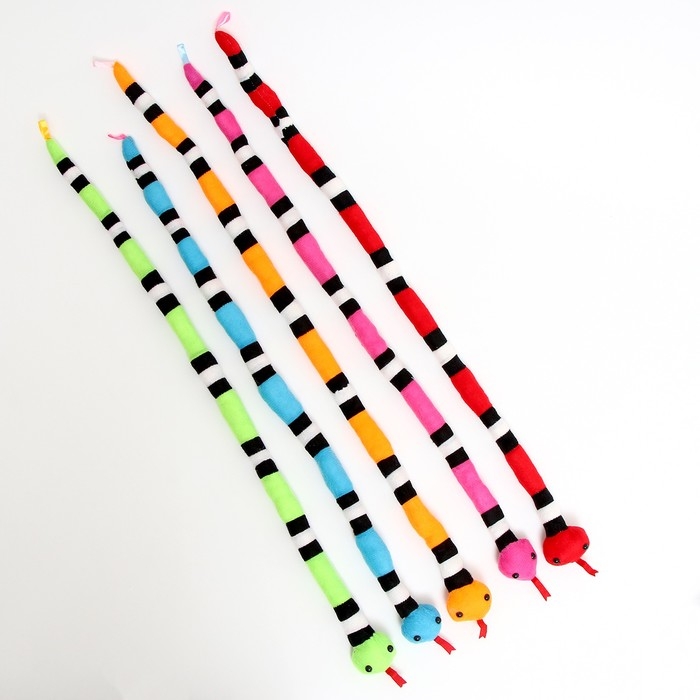 Новый год! Мягкая игрушка «Змея», 70 см, цвет МИКС Новый год! Мягкая игрушка «Змея», 70 см, цвет МИКС