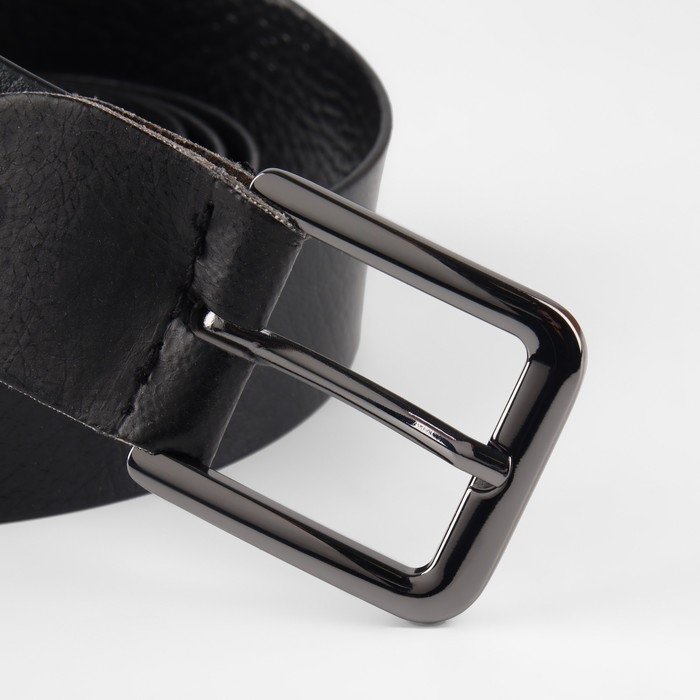 Пряжка для ремня, 4 × 4,4 см, 30 мм, цвет чёрный никель Пряжка для ремня, 4 × 4,4 см, 30 мм, цвет чёрный никель