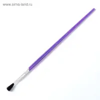 Набор кистей для рисования, нейлон, 3 штуки, плоские, пластиковые цветные ручки, международный размер