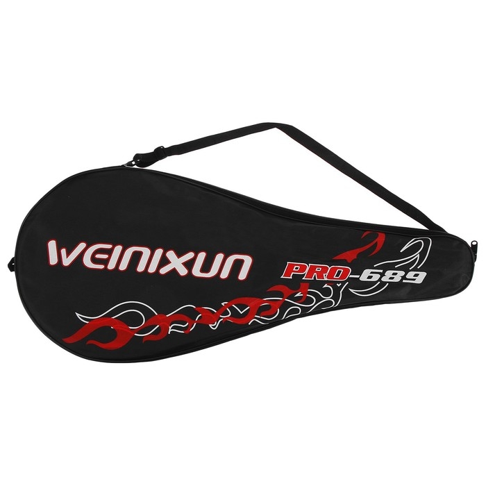 Ракетка для большого тенниса тренировочная, алюминий, в чехле, цвет красный Ракетка для большого тенниса тренировочная, алюминий, в чехле, цвет красный