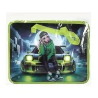 Папка с ручками &laquo;Ночь&raquo;, А4, пластиковая, 70 мм, 322&times;256 мм