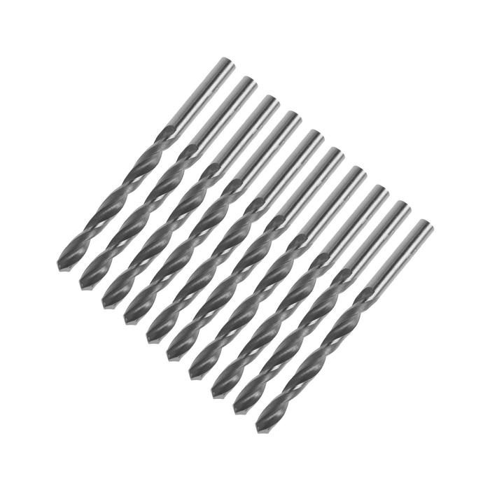 Сверло по металлу ТУНДРА, HSS, цилиндрический хвостовик, 5.7×95 мм, 10 шт.